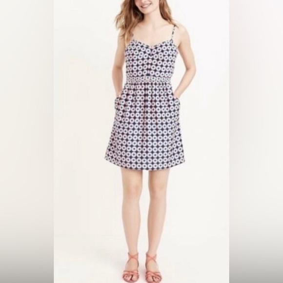 🆕J. CREW Spaghetti Strap/Sweetheart Neck Floral Print Sundress - Picture 2 of 12